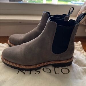 Nisolo Waterproof Gray Go To Lug Chelsea Boot 2.0